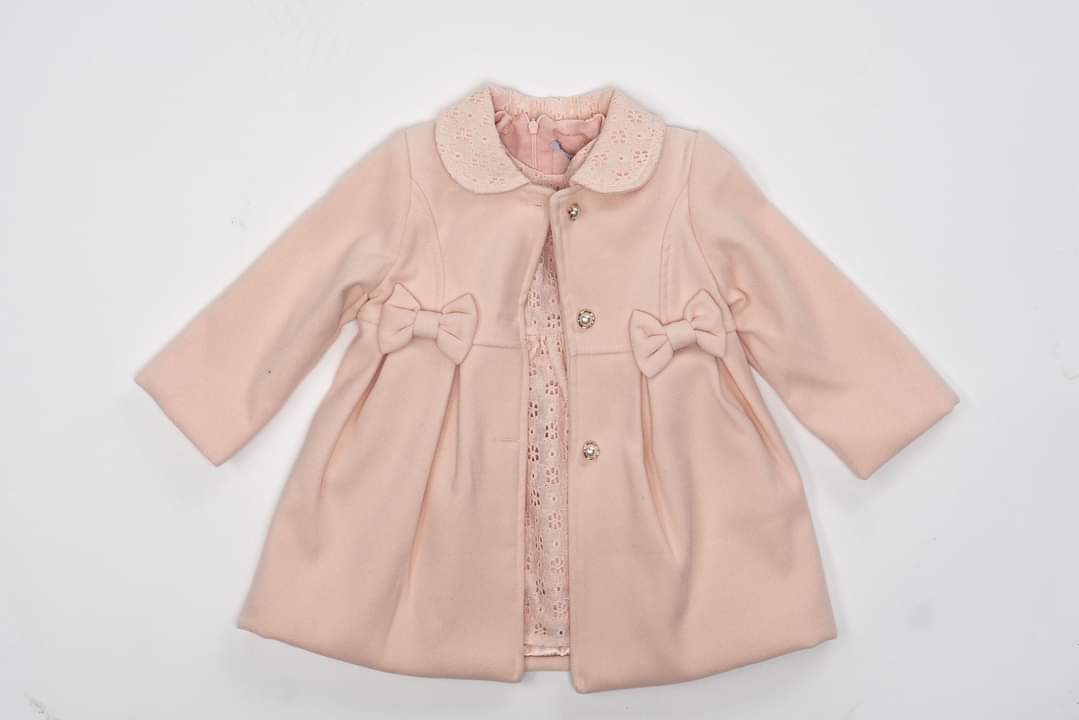 Girls Outfit Coat Dress Age 3 4 5 Pink